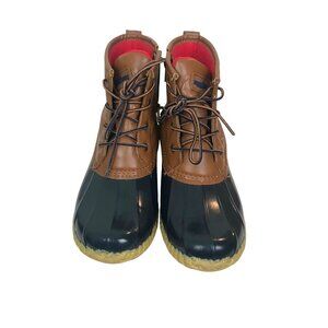 Aquatherm Rayna Duck Boot Lace Up With Side Zipper Size 9